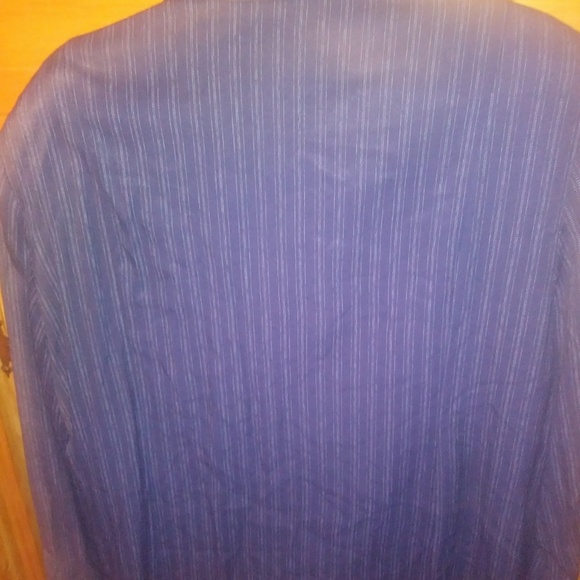 CAREER OPTIONS NAVY STRIPED BLAZER - PLUS (NWT) - Picture 2 of 5